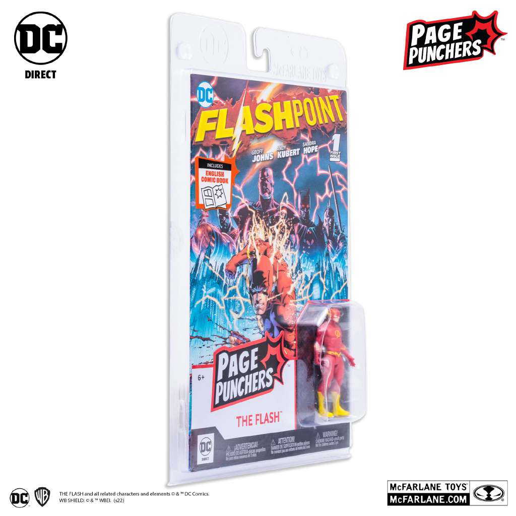 DC PAGE PUNCHERS FLASH + COMIC 3INCH AF