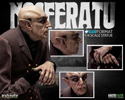 NOSFERATU  STATUA RESINA FORMATO PLUS 1/4 61 CM INFINITE STATUE