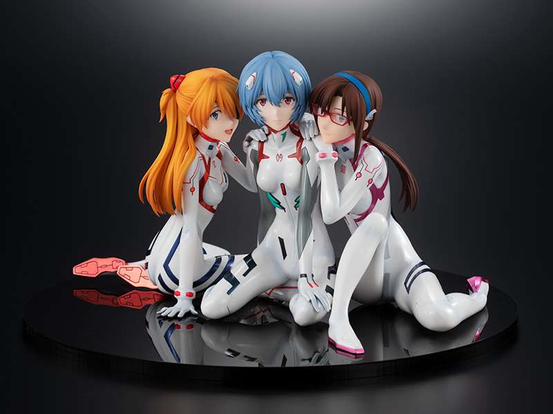 KADOKAWA EVA 3.0+1.0 ASUKA-REI-MARI NEWTYPE COVER STATUA 12 cm