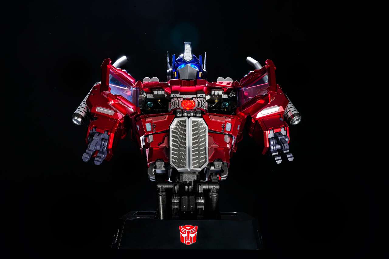 TRANSFORMERS BUSTO GENERATION ACTION FIGURA OPTIMUS PRIME MECHANIC BUSTO 16 CM UNIX SQUARE