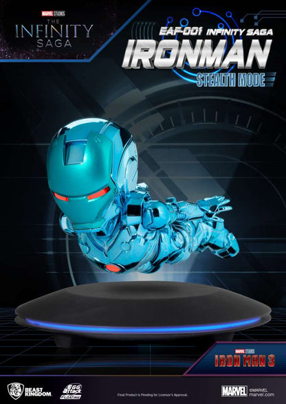 MARVEL MINI UOVA ATTACK FIGURES THE INFINITY SAGA IRONMAN STEALTH MODE 16 CM BEAST KINGDOM TOYS
