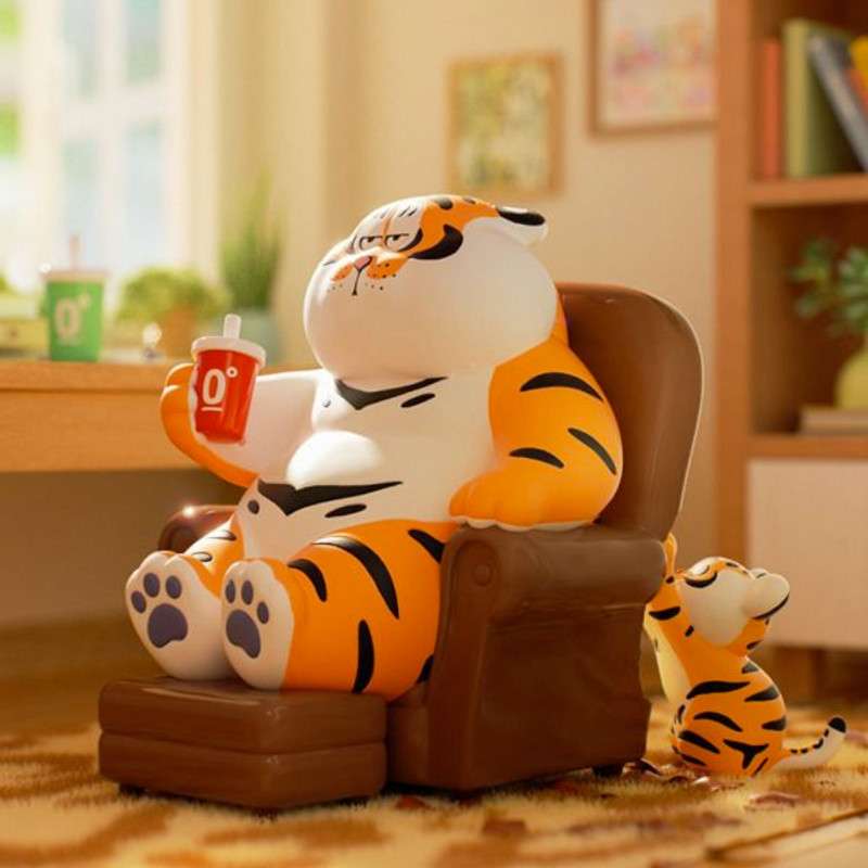 FUNISM ALEXANDER TIGER ROARING LOVE BLIND BOX DISPLAY (8) MINI FIGURA 8 cm