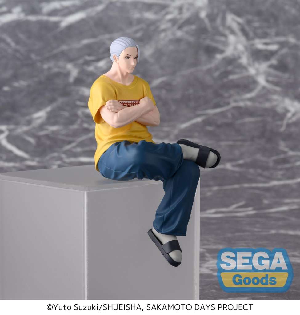 SAKAMOTO DAYS PM PERCHING PVC STATUA TARO SAKAMOTO SERIOUS VER. 14 CM SEGA