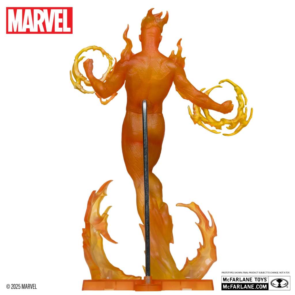 MCFARLANE TOYS 25 - MARVEL COLLECTION W6 1:6 HUMAN TORCH (MARVEL 2-1 #10) FIGURA 27 cm