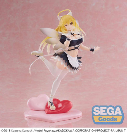 SEGA LUMINASTA CERTAIN SCIENTIFIC RAILGUN T MISAKI FALLEN ANGEL MAID FIGURA 20 cm