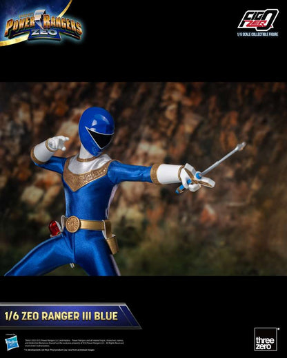 THREEA TOYS/THREEZERO POWER RANGERS ZEO RANGER III BLUE 1/6 ACTION FIGURE 30 cm