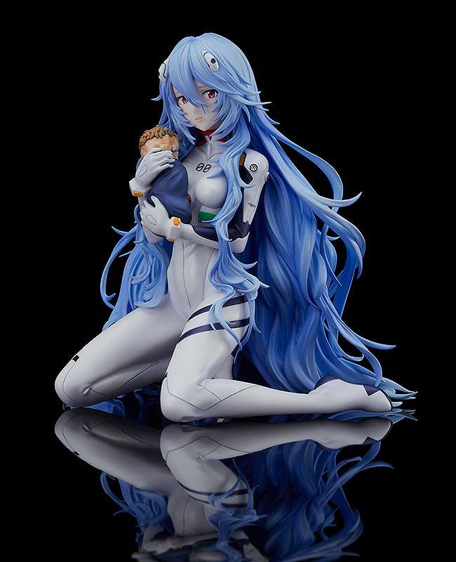 REBUILD OF EVANGELION PVC STATUA 1/7 REI AYANAMI LONG HAIR VER. 16 CM GOOD SMILE COMPANY