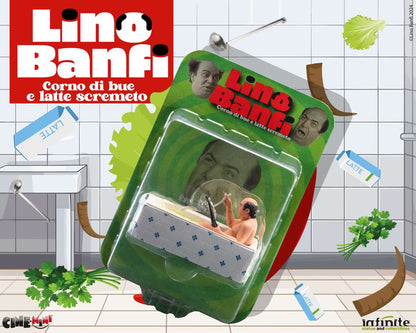 INFINITE STATUE LINO BANFI CORNO DI BUE E LATTE SCREMETO CINEMINI PVC MINI FIGURA 9.5 cm