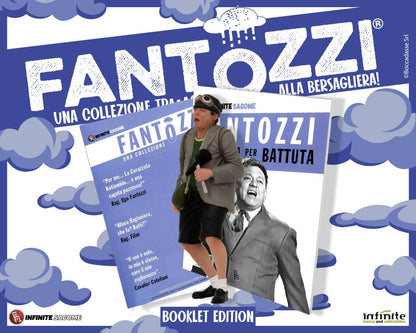 INFINITE STATUE FANTOZZI FANTOZZI ALLA BERSAGLIERA BOOKLET EDITION INFINITE SAGOME MINI FIGURA 10 cm