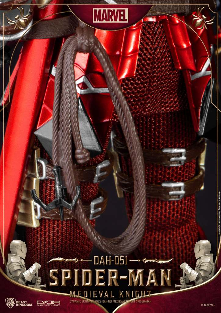 BEAST KINGDOM MEDIEVAL KNIGHT SPIDER-MAN DAH ACTION FIGURE 20 cm