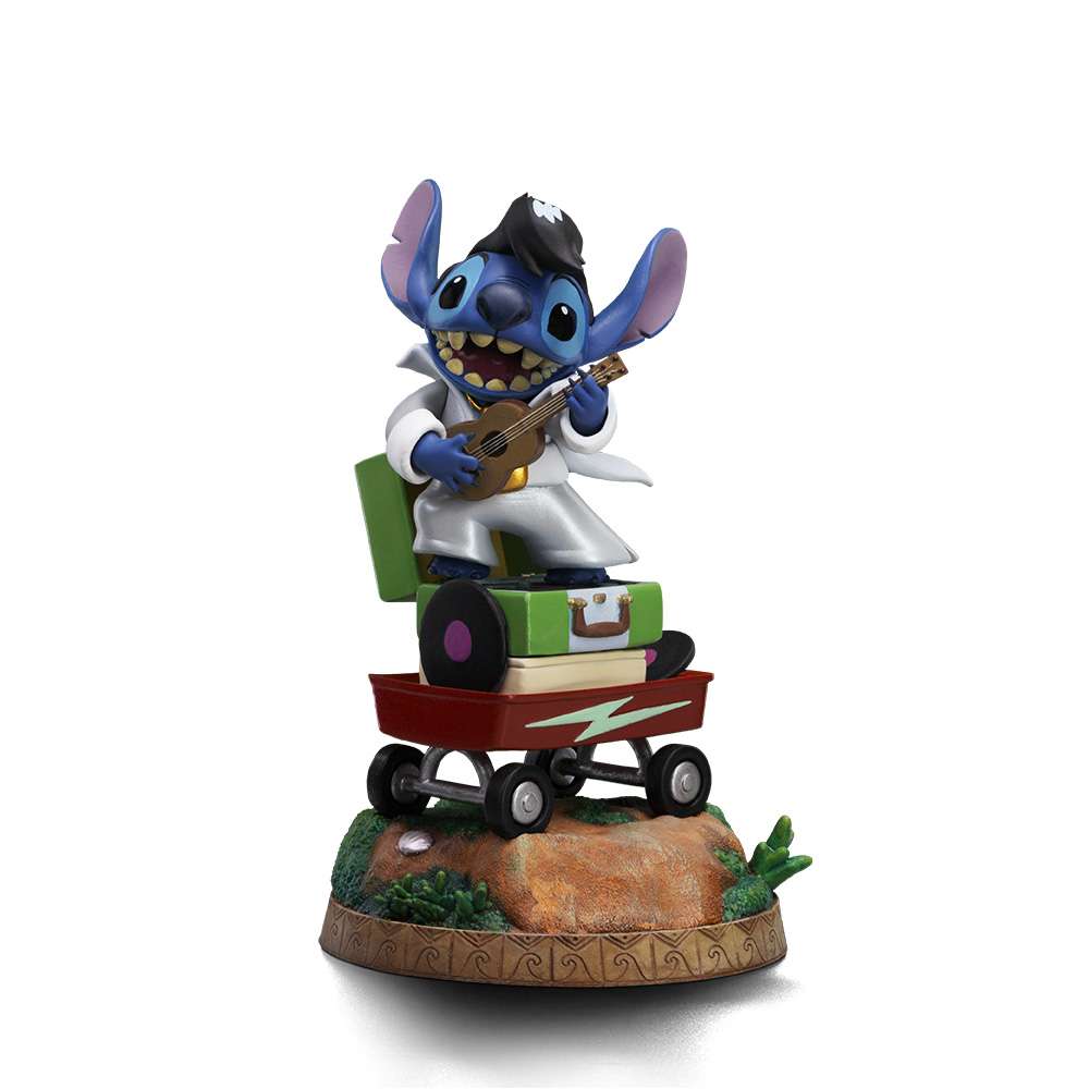 IRON STUDIOS STITCH KING ROCK 1/10 STATUA 17 cm