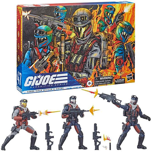 G.I. JOE COBRA VIPER OFFICER & VIPERS AF