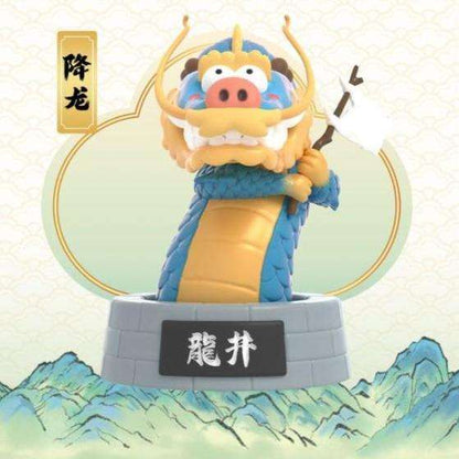 FUNISM ALEXANDER FAT TIGER LONG TENG HU YE BLIND BOX DISPLAY (8) MINI FIGURA 8 cm