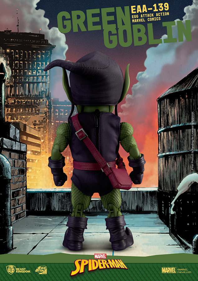 BEAST KINGDOM GREEN GOBLIN - MARVEL EGG ATTACK COMICS ACTION FIGURE 16 cm