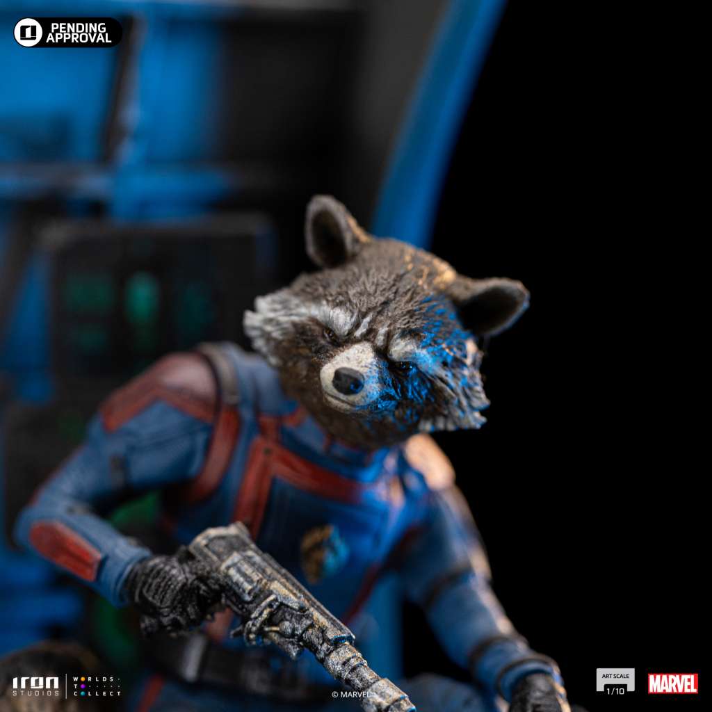 GOTG 3 ROCKET RACOON 1/10 STATUE