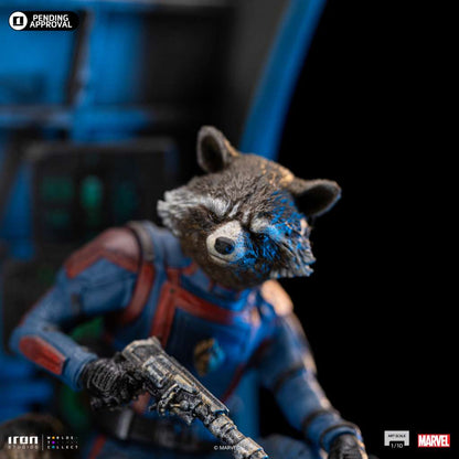 GOTG 3 ROCKET RACOON 1/10 STATUE