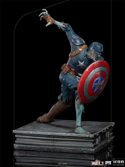 WHAT IF ZOMBIE CAPT AMERICA 1/10 ART ST