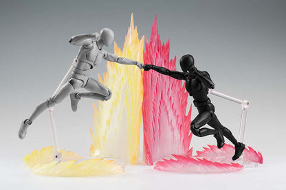 TAMASHII EFFECT ACCESSORI ACTION FIGURE AURA DI ENERGIA ROSSA 19 CM BANDAI