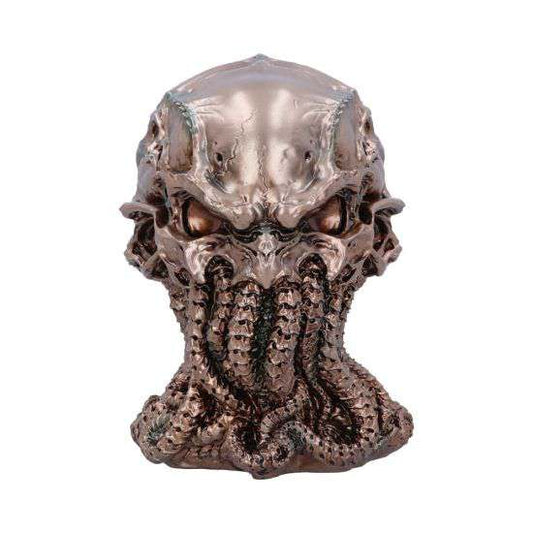 JAMES RYMAN BRONZE CTHULHU SKULL FIG