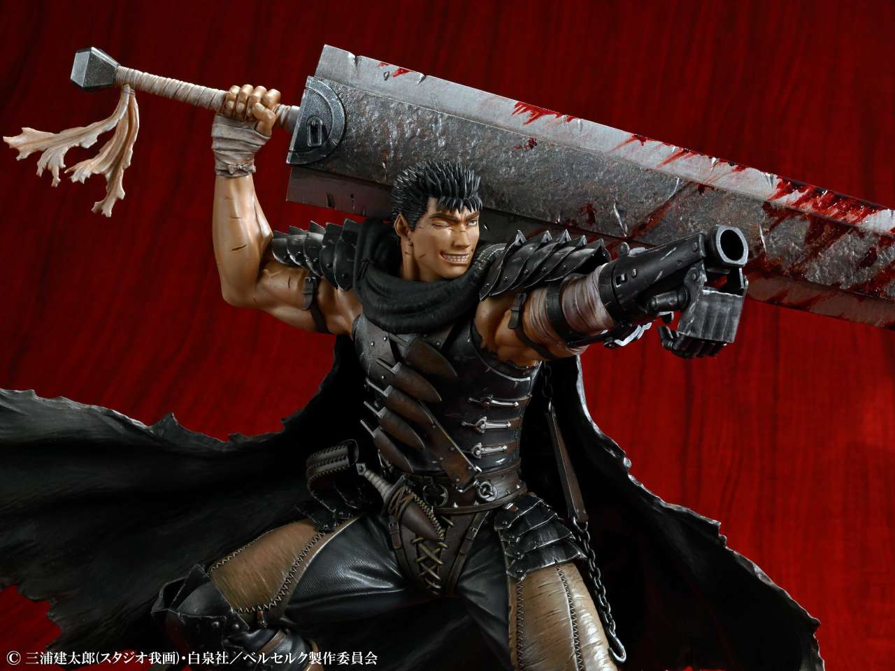 BERSERK GUTS BLACK SWORDSMAN 1/7 ST