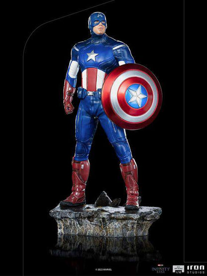 IRON STUDIOS INFINITY SAGA CAP AMERICA NY BATTLE 1/10 STATUA 28 cm