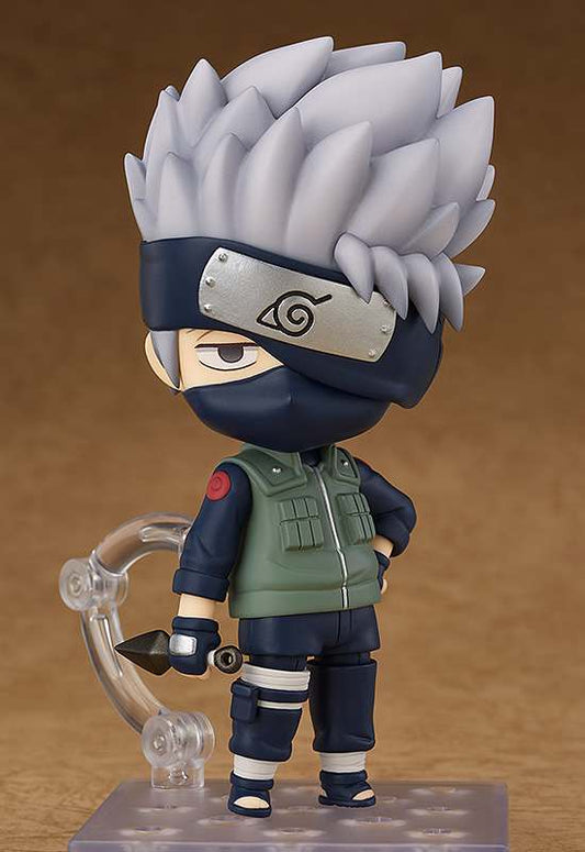 NARUTO SHIPPUDEN NENDOROID PVC ACTION FIGURA KAKASHI HATAKE (3RD-RUN) 10 CM GOOD SMILE COMPANY