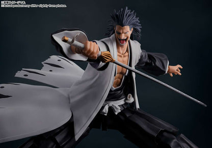 BANDAI KENPACHI ZARAKI BLEACH: THOUSAND-YEAR BLOOD WAR S.H. FIGUARTS ACTION FIGURE 17 CM