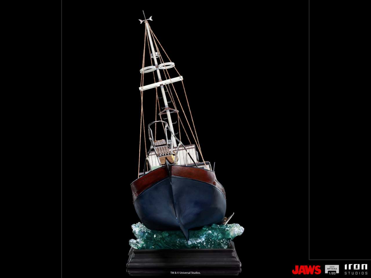 IRON STUDIOS JAWS ATTACK DEMI ART 1/20 STATUA 79 cm