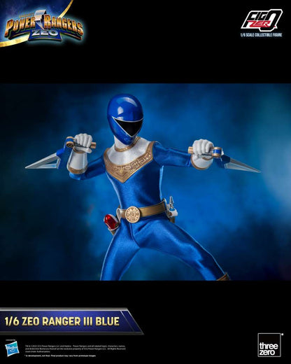 THREEA TOYS/THREEZERO POWER RANGERS ZEO RANGER III BLUE 1/6 ACTION FIGURE 30 cm