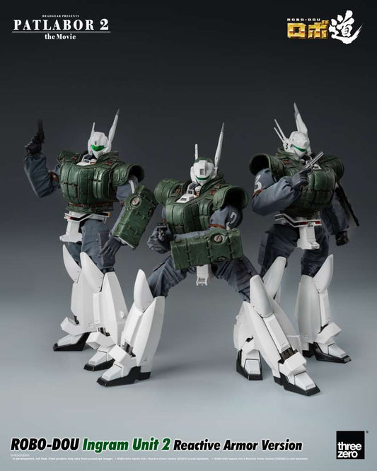 PATLABOR 2: THE MOVIE ROBO-DOU ACTION FIGURA INGRAM UNIT 2 REACTIVE ARMOR VERSION 23 CM THREEZERO
