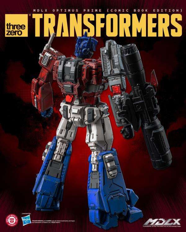 TRANSFORMERS MDLX OPTIMUS PRIME COMIC AF