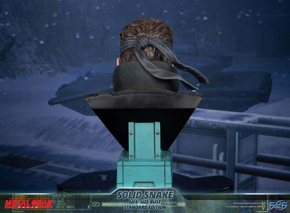 FIRST4FIGURES MG S SOLID SNAKE LIFE SIZE BUST BUSTO 56 cm