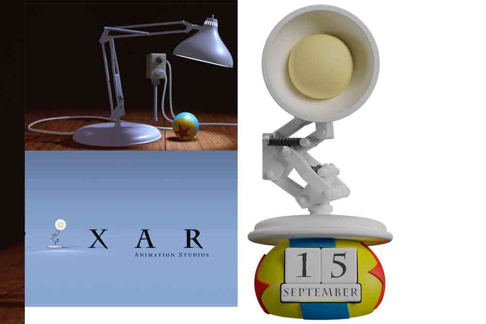 DISNEY PIXAR LUXO 3D PERPETUAL CALENDAR