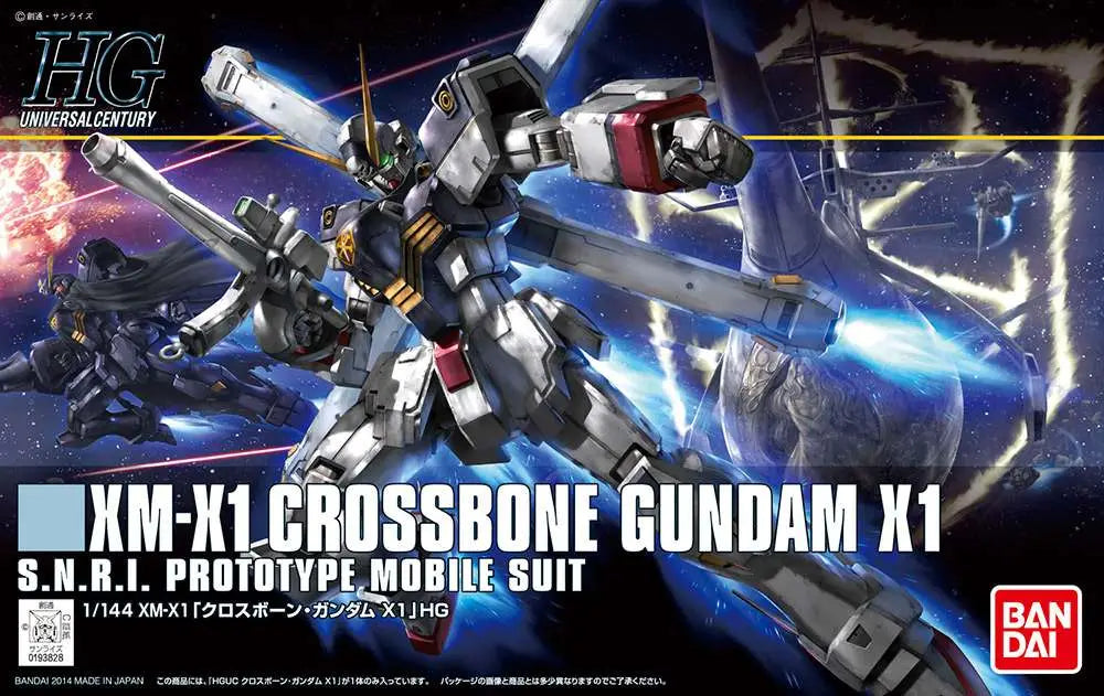 BANDAI - GUNDAM HGUC CROSS BONE X1 1/144 MODEL KIT