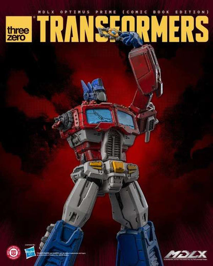 TRANSFORMERS MDLX OPTIMUS PRIME COMIC AF