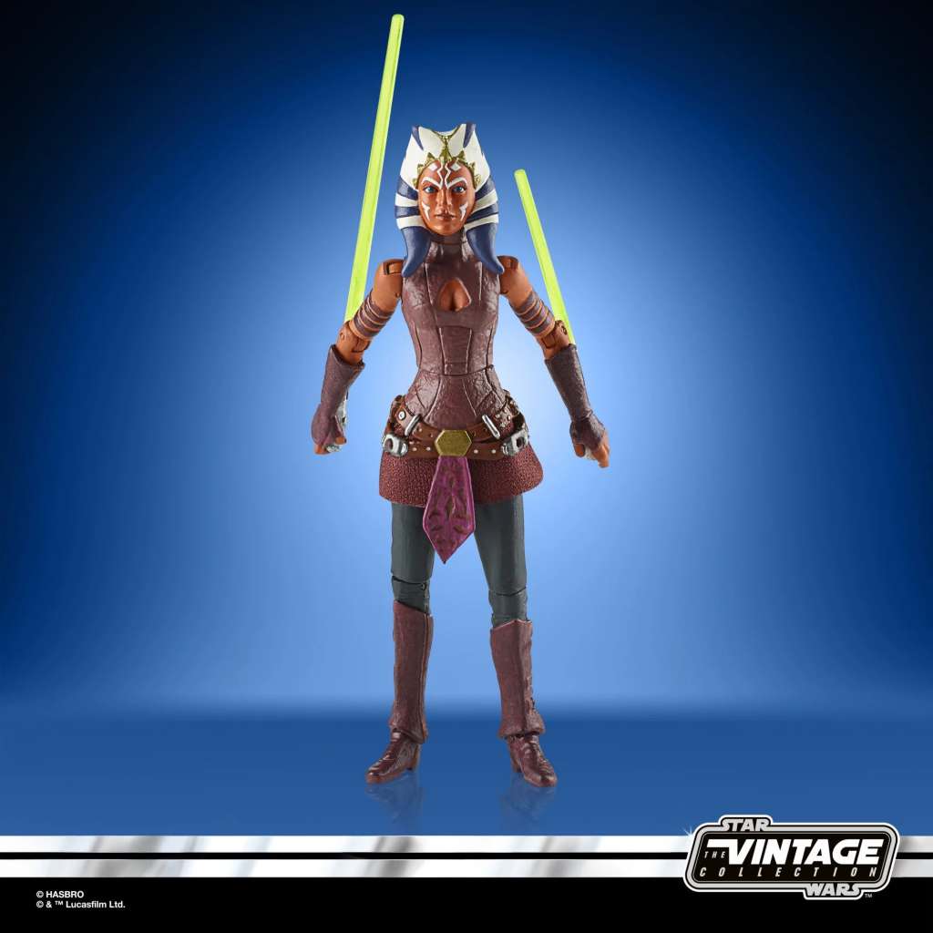 STAR WARS THE CLONE WARS VINTAGE COLLECTION ACTION FIGURA 2022 AHSOKA TANO 10 CM HASBRO