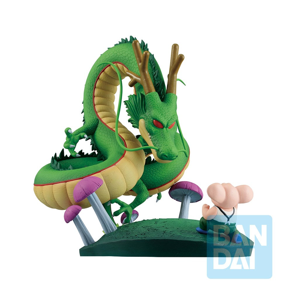 BANPRESTO OOLONG & SHENRON DRAGON BALL ICHIBANSHO DRAGON HISTORY II STATUA 14 CM