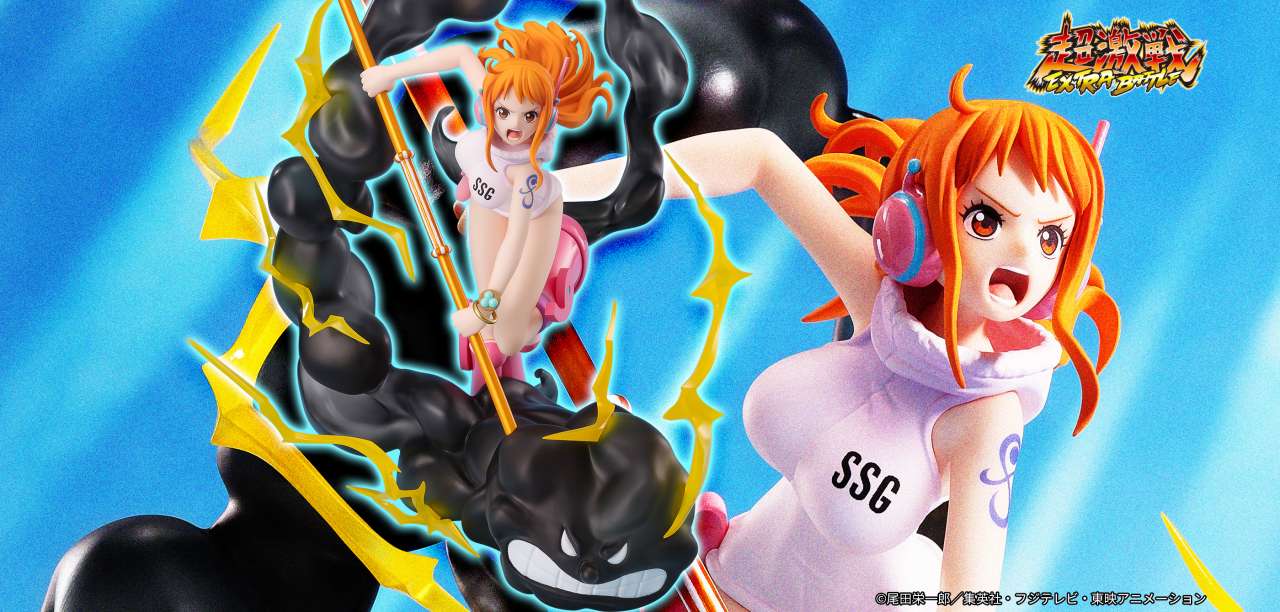 BANDAI NAMI - ONE PIECE EXTRA BATTLE LIGHTNING BLAST FIGUARTS ZERO STATUA 17 cm