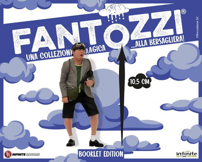 INFINITE STATUE FANTOZZI FANTOZZI ALLA BERSAGLIERA BOOKLET EDITION INFINITE SAGOME MINI FIGURA 10 cm