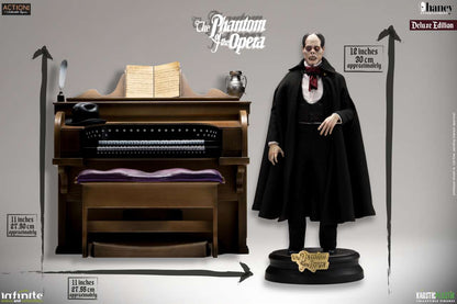 INFINITE STATUE LON CHANEY AS PHANTOM OPERA DELUXE VERSION 1/6 ACTION FIGURE 30 cm/12 inch doll 27 cm/10.63 inch organo