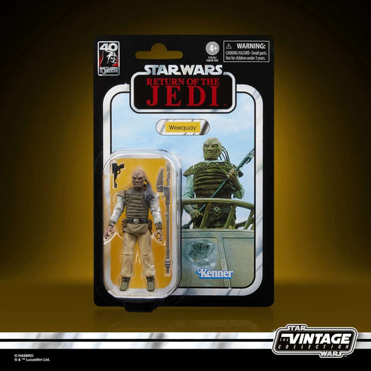 STAR WARS EPISODIO VI VINTAGE COLLECTION ACTION FIGURE WEEQUAY 10 CM HASBRO