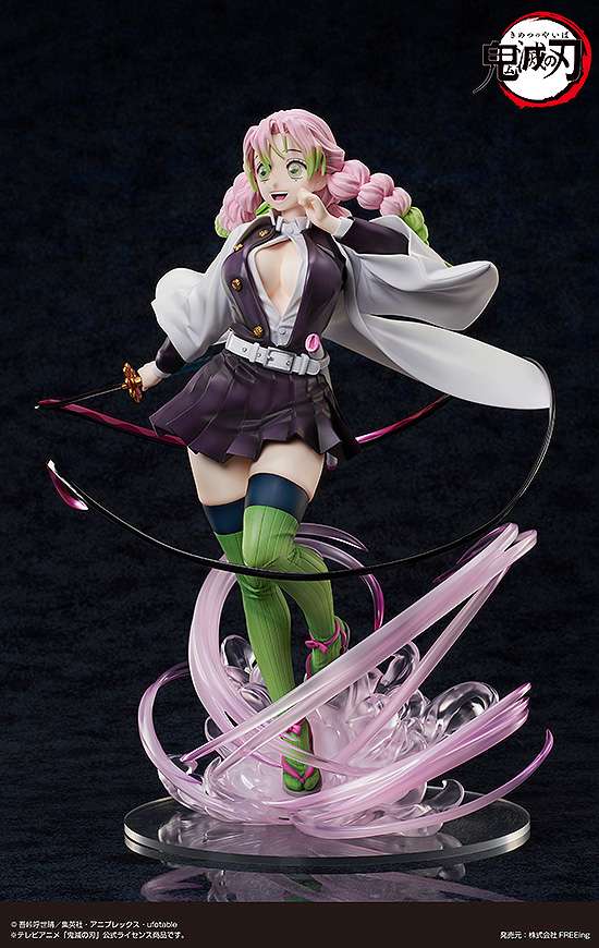 DEMON SLAYER: KIMETSU NO YAIBA PVC STATUA 1/4 MITSURI KANROJI DELUXE EDITION 41 CM FREEING