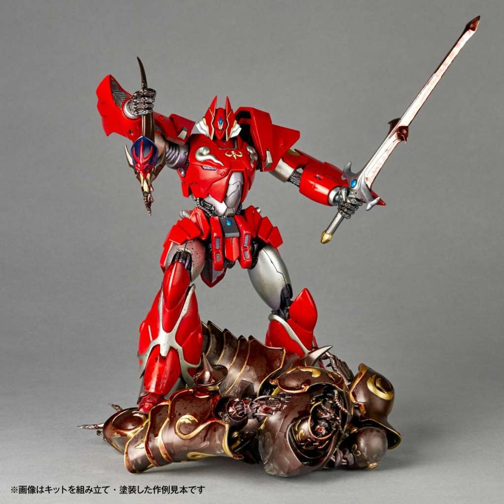 KAIYODO PANZER WORLD GALIENT IRON GIANT EVIL GOD SOLDIER ARTPLA MODEL KIT 19.5 cm