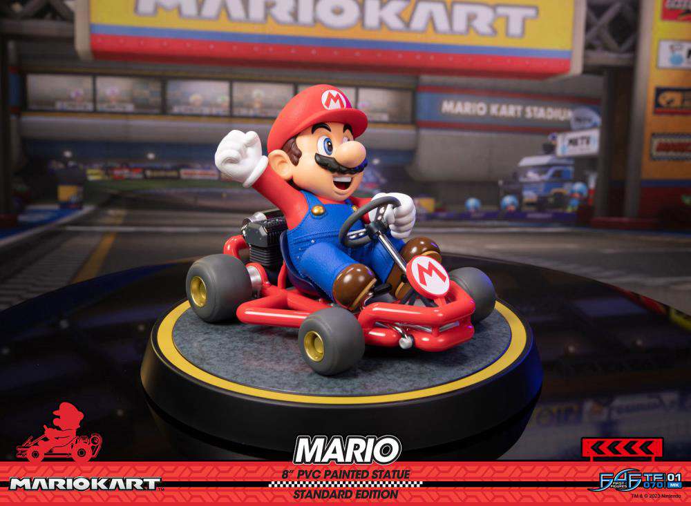 MARIO KART MARIO PVC PAINTED STATUE