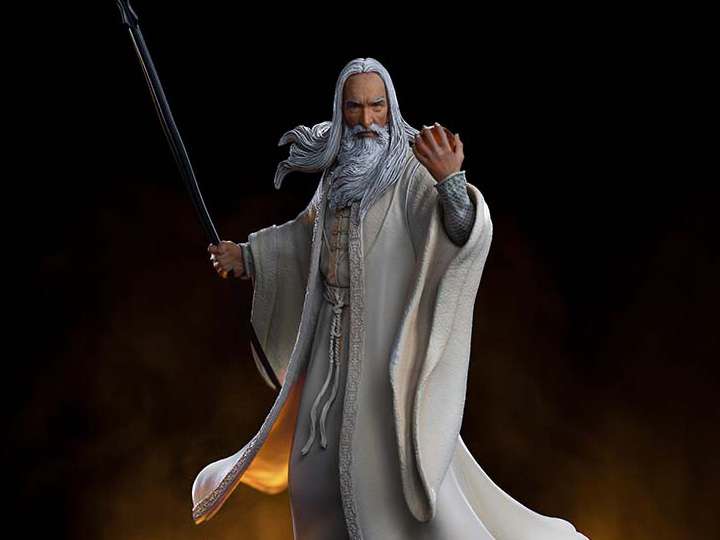 IRON STUDIOS LOTR SARUMAN ART 1/10 STATUA 29 cm