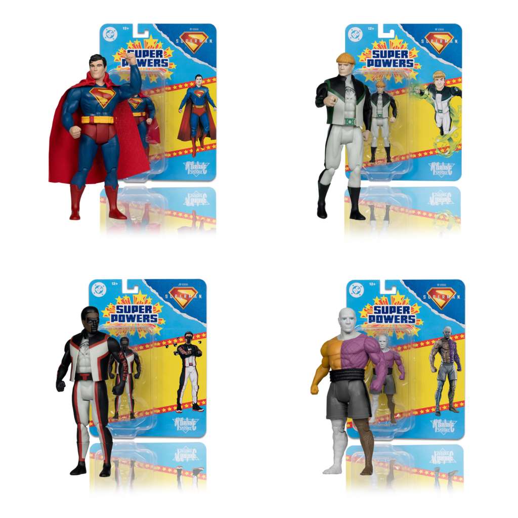 SUPERMAN MOVIE 2025 SUPER POWERS SET (6)