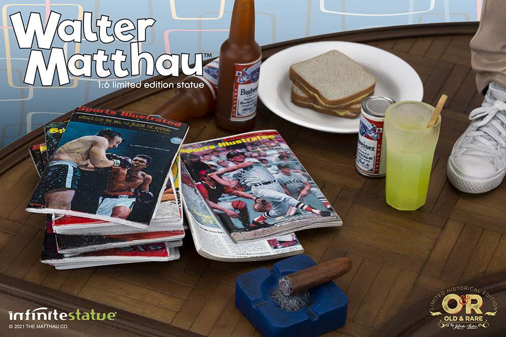 WALTER MATTHAU OLD&RARE 1/6 RESIN STATUE