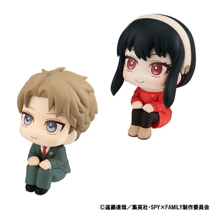 SPY X FAMILY LOOK UP PVC STATUAS LOID FORGER & YOR FORGER SET 11 CM MEGAHOUSE