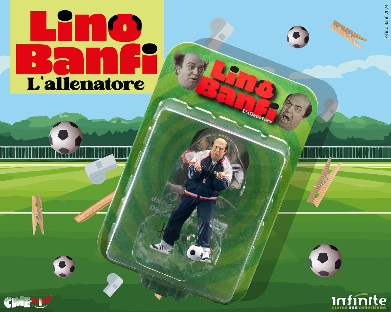 INFINITE STATUE LINO BANFI L’ALLENATORE CINEMINI PVC MINI FIGURA 10 cm