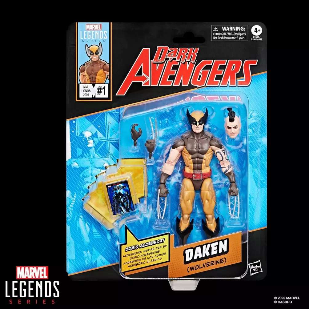 HASBRO WOLVERINE - MARVEL LEGENDS MINI COMICS DAKEN ACTION FIGURE